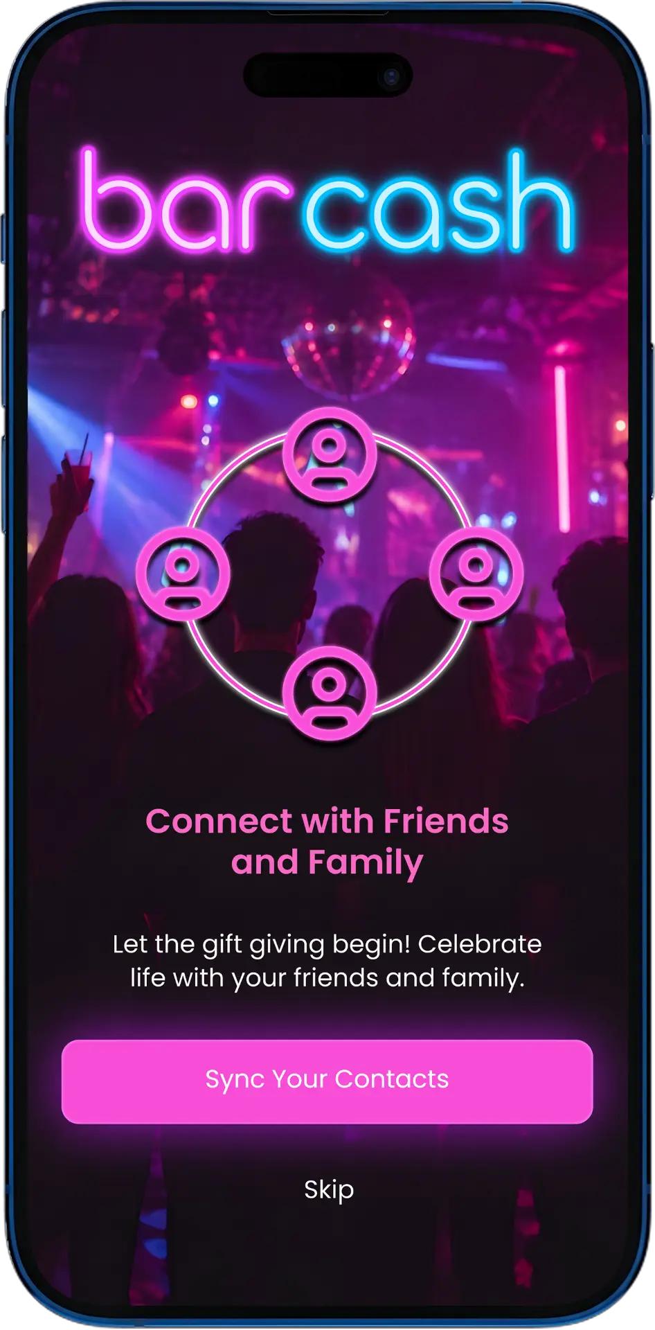 Bar Cash — Sync Contacts