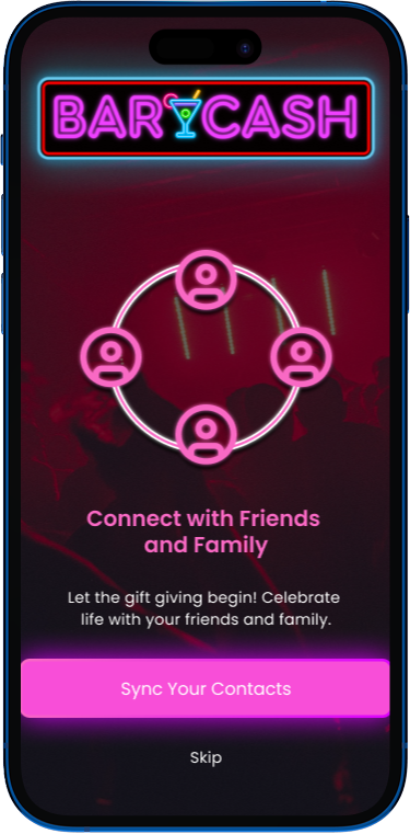 Bar Cash — Sync Contacts